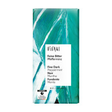 Organic Chocolate - Fine Dark Peppermint 100g by VIVANI