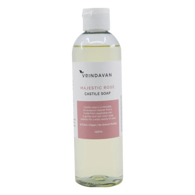 Castile Soap Majestic Rose 250ml by VRINDAVAN