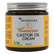 Castor Oil Cream Frankincense 100ml by VRINDAVAN