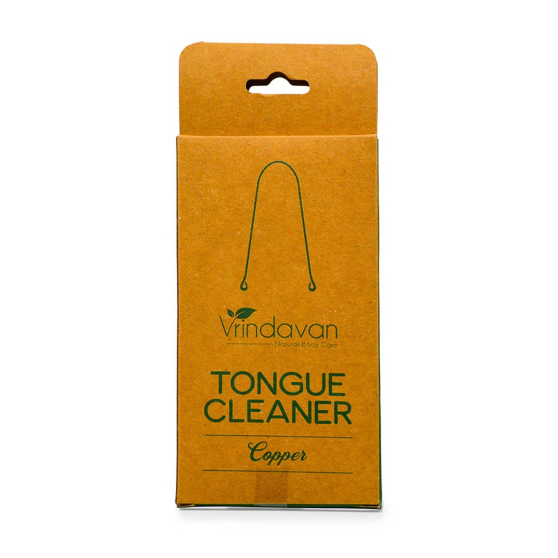 Copper Tongue Cleaner by VRINDAVAN Copper Tongue Cleaner by VRINDAVAN