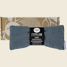 Lavender Scented Eye Pillow - Slate Linen by WHEATBAGS LOVE
