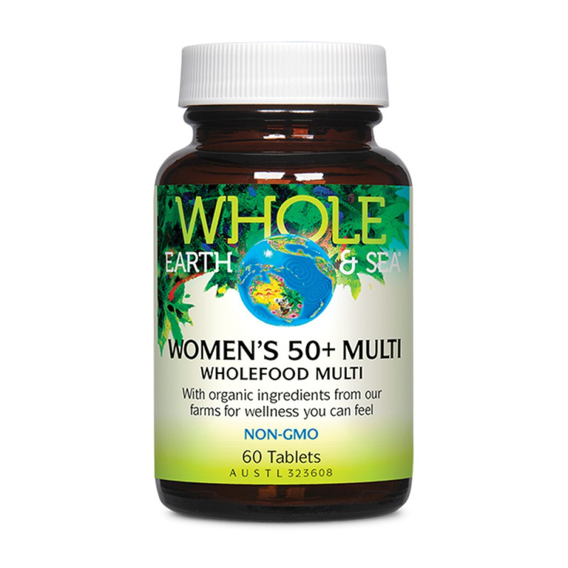 Women's 50+ Multi Tablets (60) by WHOLE EARTH & SEA Women's 50+ Multi Tablets (60) by WHOLE EARTH & SEA