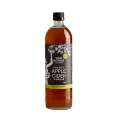 Organic Australian Apple Cider Vinegar 750ml by WILD MOTHER TASMANIA
