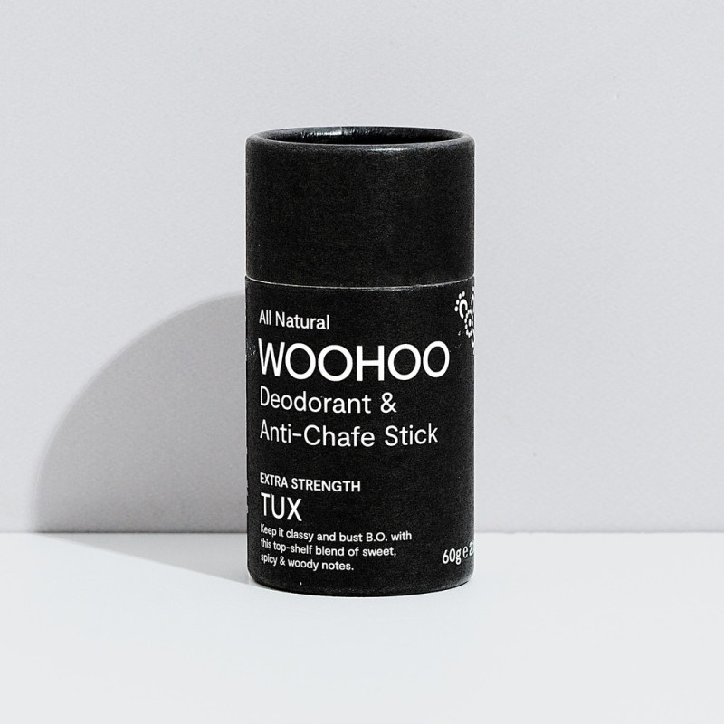Deodorant & Anti-Chafe Stick - Tux 60g by WOOHOO BODY Deodorant & Anti-Chafe Stick - Tux 60g by WOOHOO BODY