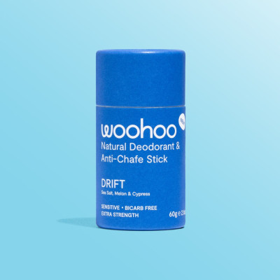 Deodorant & Anti-Chafe Stick - Drift 60g by WOOHOO BODY