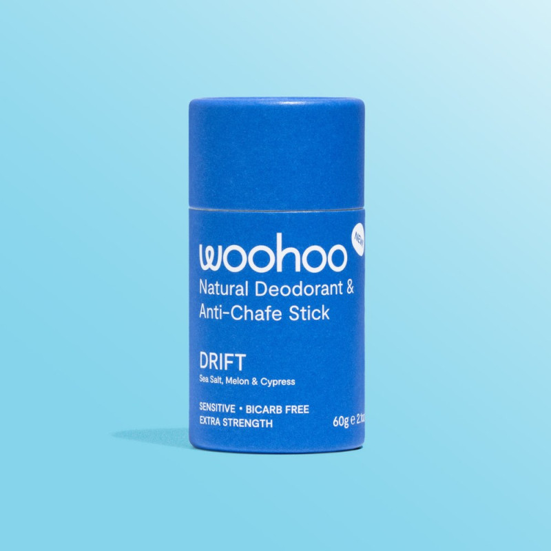 Deodorant & Anti-Chafe Stick - Drift 60g by WOOHOO BODY Deodorant & Anti-Chafe Stick - Drift 60g by WOOHOO BODY
