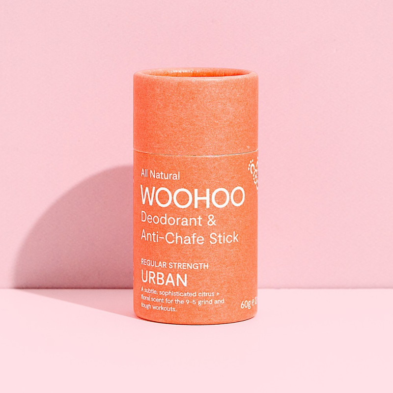 Deodorant & Anti Chafe Stick - Urban 60g by WOOHOO BODY Deodorant & Anti Chafe Stick - Urban 60g by WOOHOO BODY