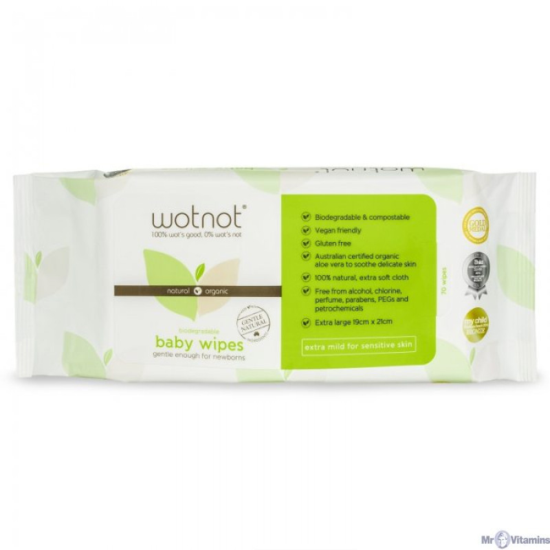 Baby Wipes (70) by WOTNOT
