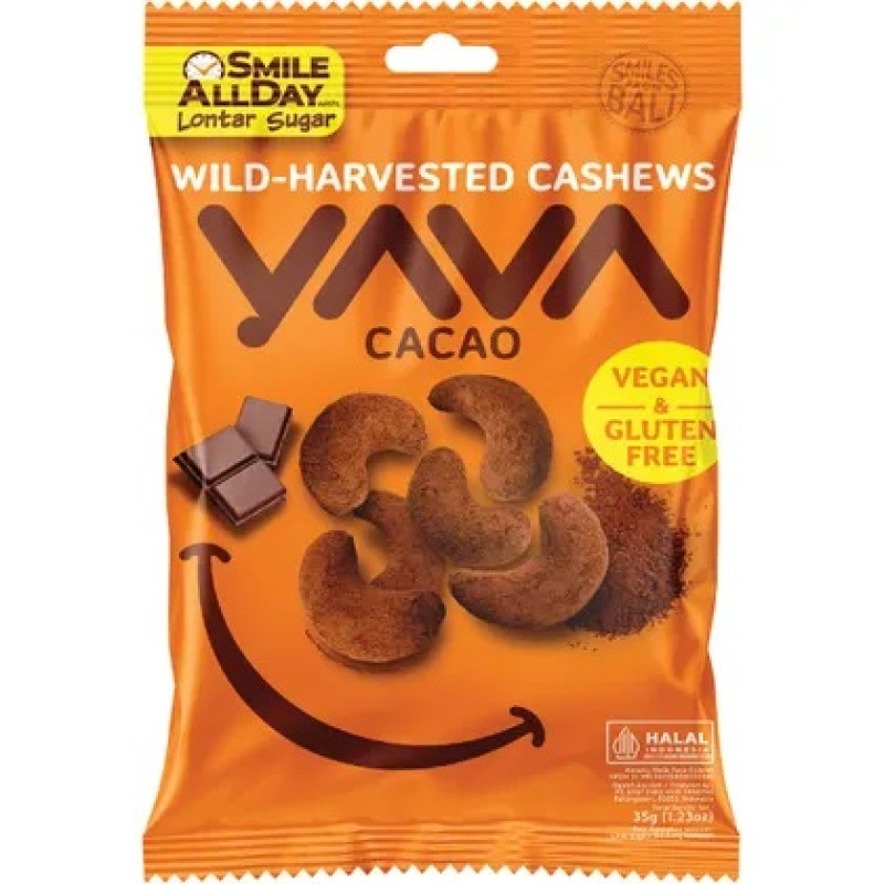 Wild-Harvested Cashews Cacao 35g by YAVA
