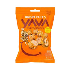 Sweet Cashews Krispi Puffs 45g by YAVA