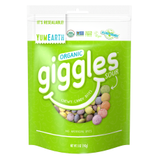 Organic Sour Giggles Chewy Candy Bites 142g by YUM EARTH