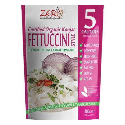 Organic Konjac Fettuccini 400g by ZERO SLIM & HEALTHY