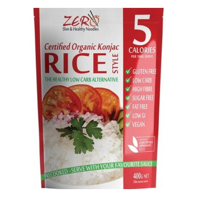 Organic Konjac Rice 400g by ZERO SLIM & HEALTHY