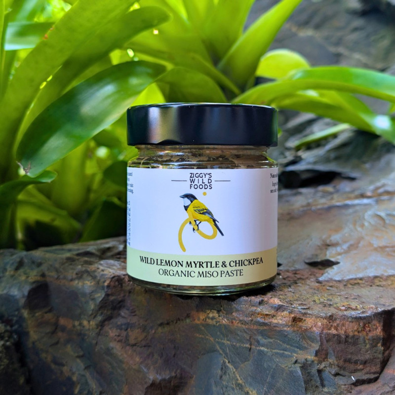 Organic Miso Paste - Wild Lemon Myrtle & Chickpea 200g by ZIGGY'S WILD FOOD Organic Miso Paste - Wild Lemon Myrtle & Chickpea 200g by ZIGGY'S WILD FOOD