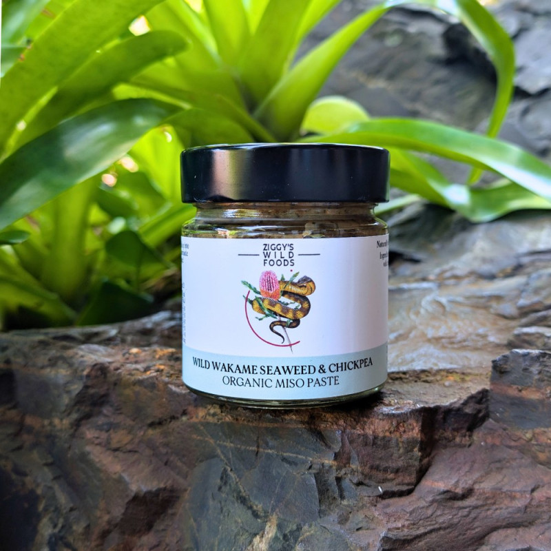 Organic Miso Paste - Wild Wakame & Chickpea 200g by ZIGGY'S WILD FOOD Organic Miso Paste - Wild Wakame & Chickpea 200g by ZIGGY'S WILD FOOD