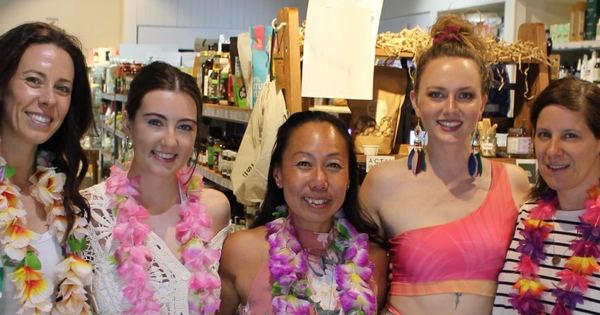 The Coco's team in the Maroubra shop