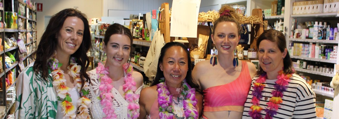 The team at Coco's Wealth of Health inside the shop on Anzac Parade, Maroubra