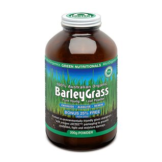 Green Nutritionals Australian Organic Barley Grass Powder, 200g