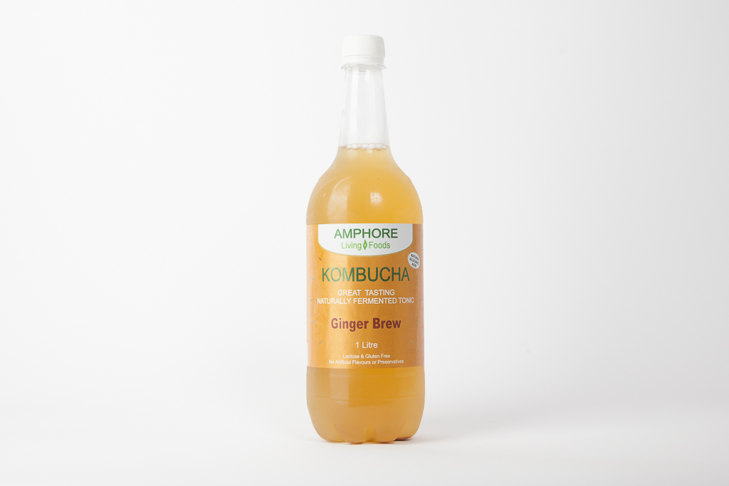 Amphore Ginger Brew Kombucha, 1L