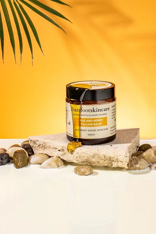 Barefoot Skincare Co Milk & Honey Tallow Balm, 100g