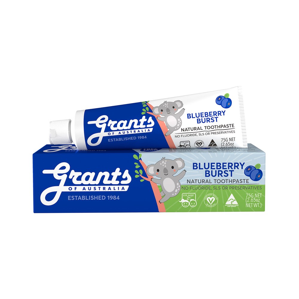 Grants Kids Toothpaste, Blueberry Burst 75g