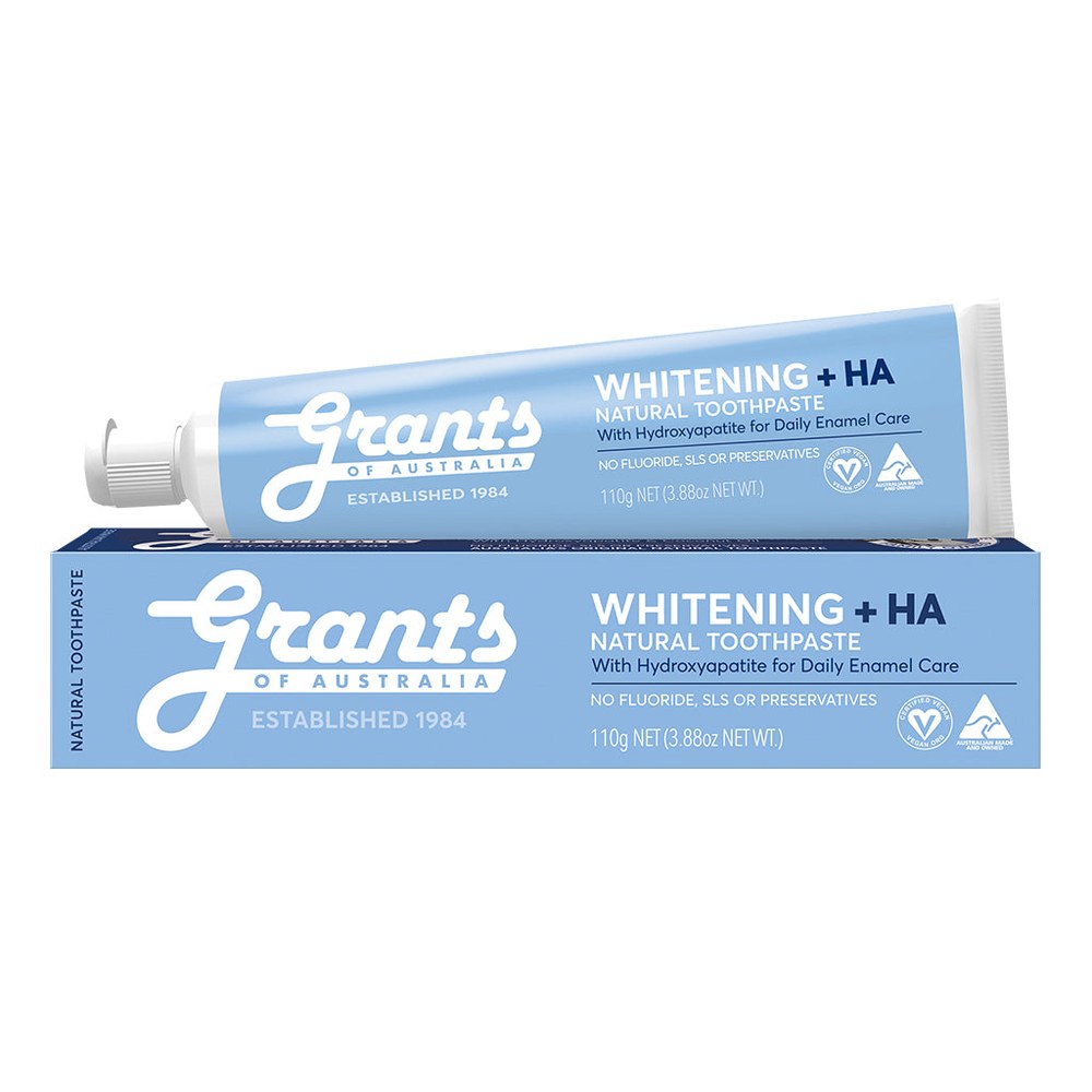 Grants Whitening Natural Toothpaste +HA, 110g