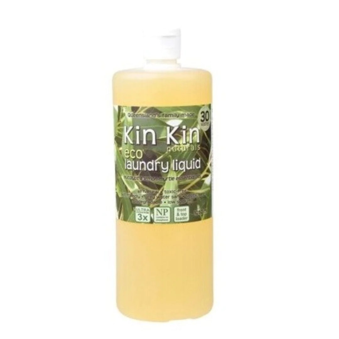 Kin Kin Naturals Laundry Liquid, Eucalypt & Lemon Myrtle 1050ml