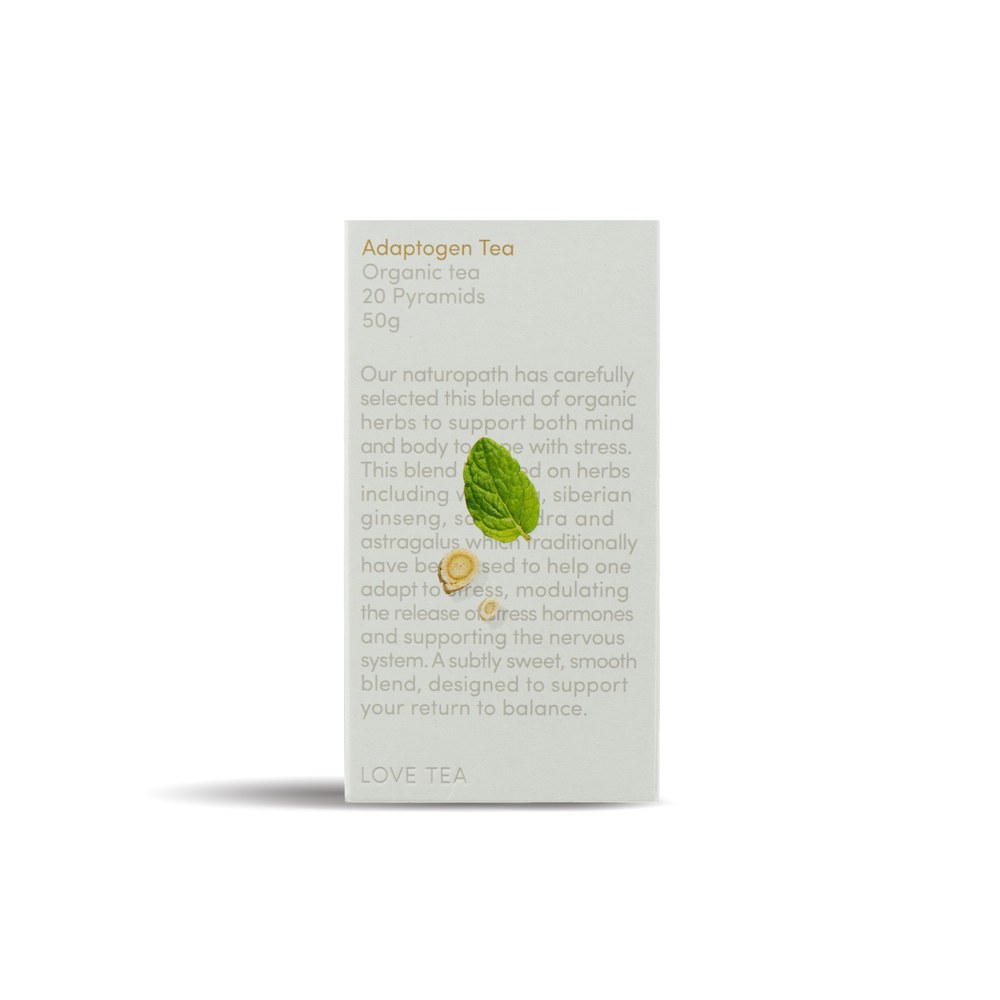 Love Tea Adaptogen Tea, 20 pyramid bags