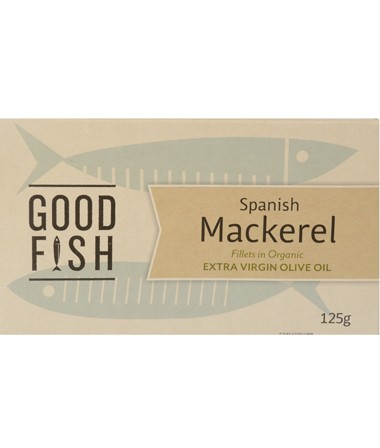 Good Fish Spanish Mackerel in Olive Oil, 125g