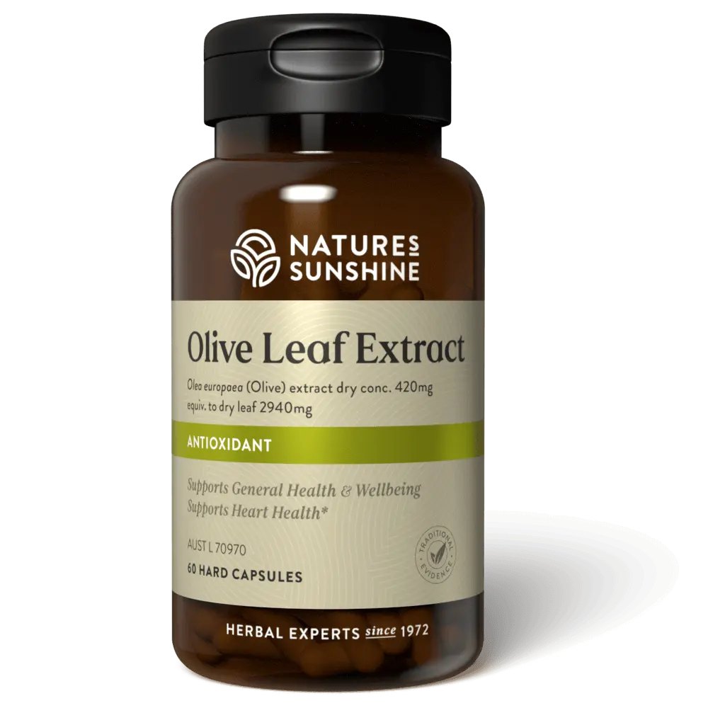 Nature's Sunshine Olive Leaf Extract, 60 capsules