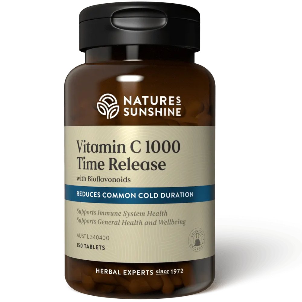 Nature's Sunshine Vitamin C 1000 Time Release, 150