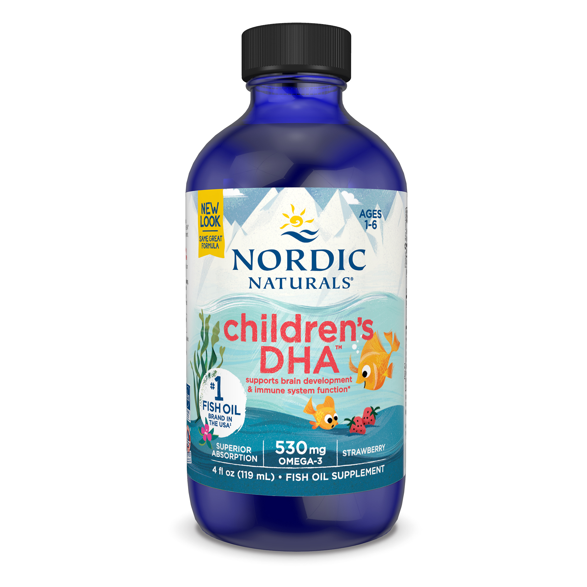 Nordic Naturals Children's DHA, Strawberry 119ml