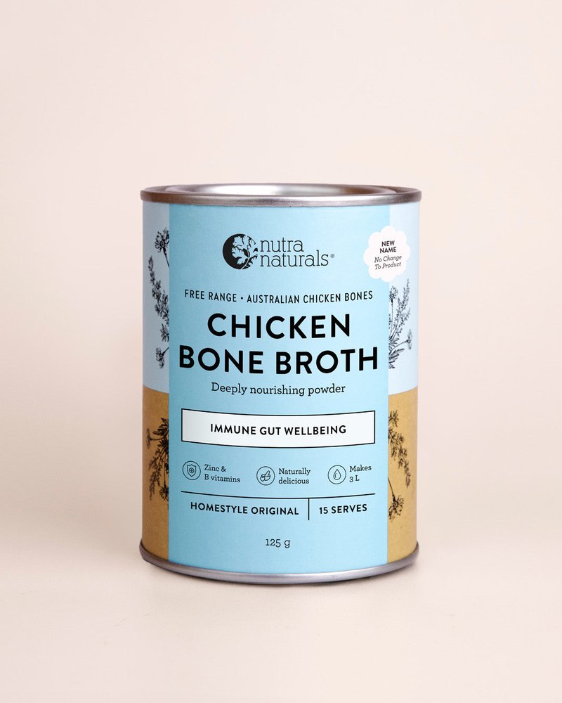 Nutra Organics Chicken Bone Broth Powder, Original 125g