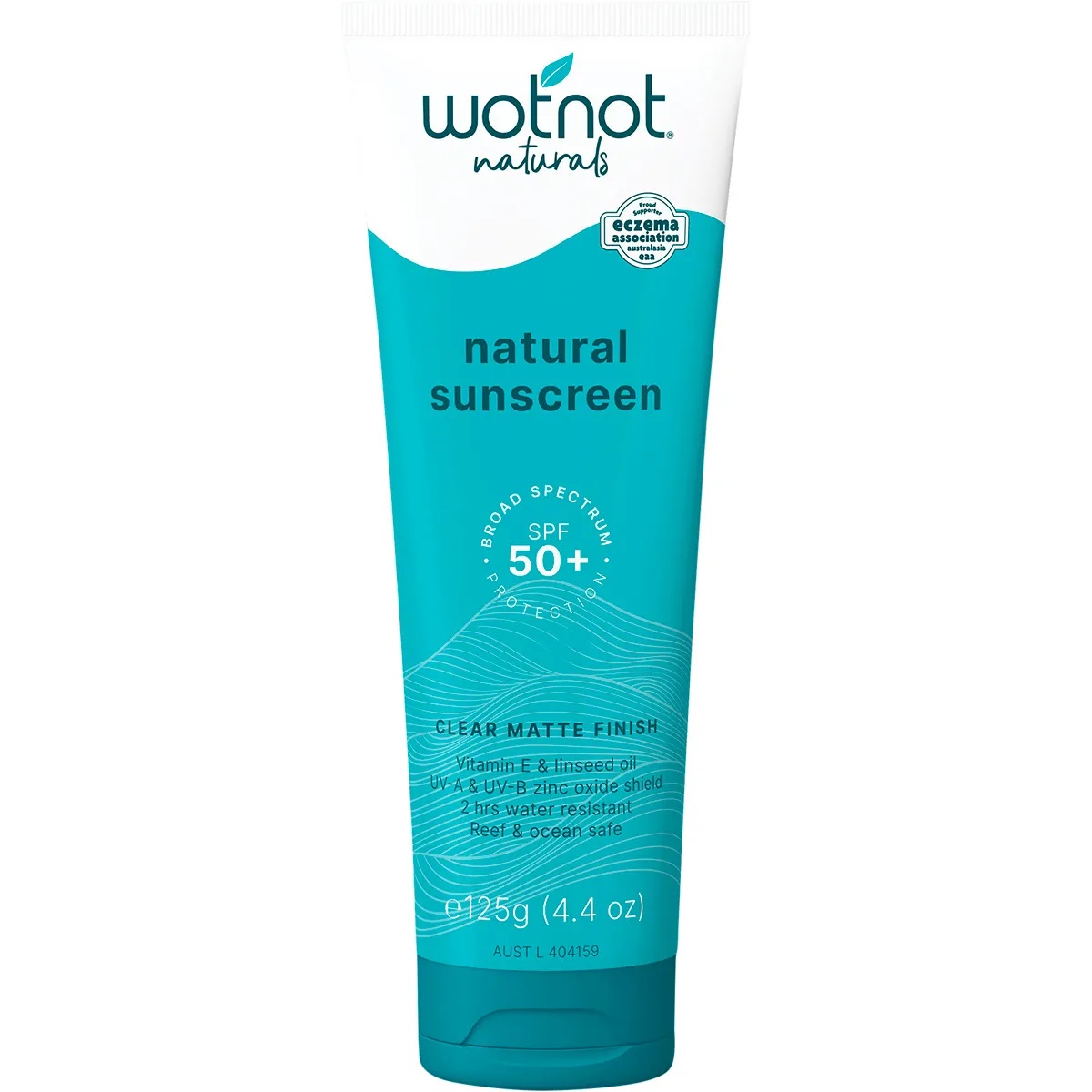 WOTNOT 50+ SPF Natural Sunscreen, 125g